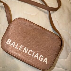 Balenciaga Beige Crossbody Bag